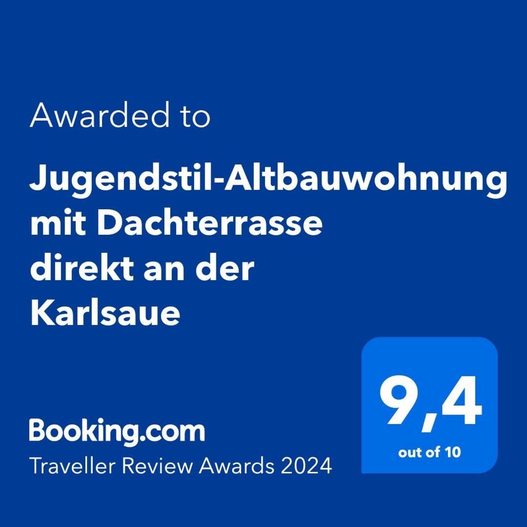 Jugendstil-Altbauwohnung Mit Dachterrasse Direkt An Der Karlsaue Kassel Kültér fotó